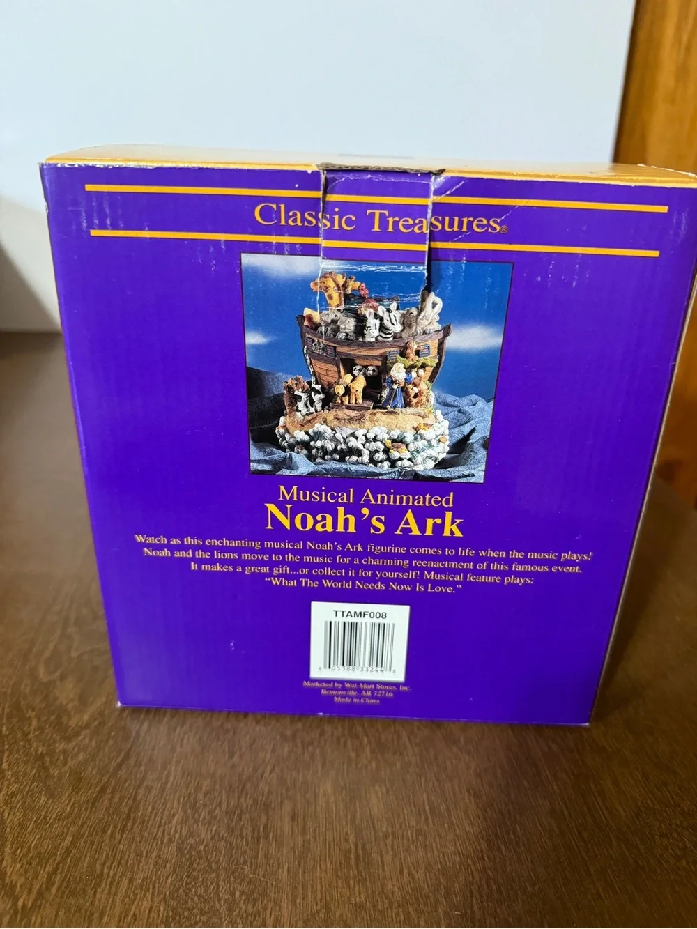 Classic Treasures Animated & Musical Noah's Ark Plays What The World Needs now